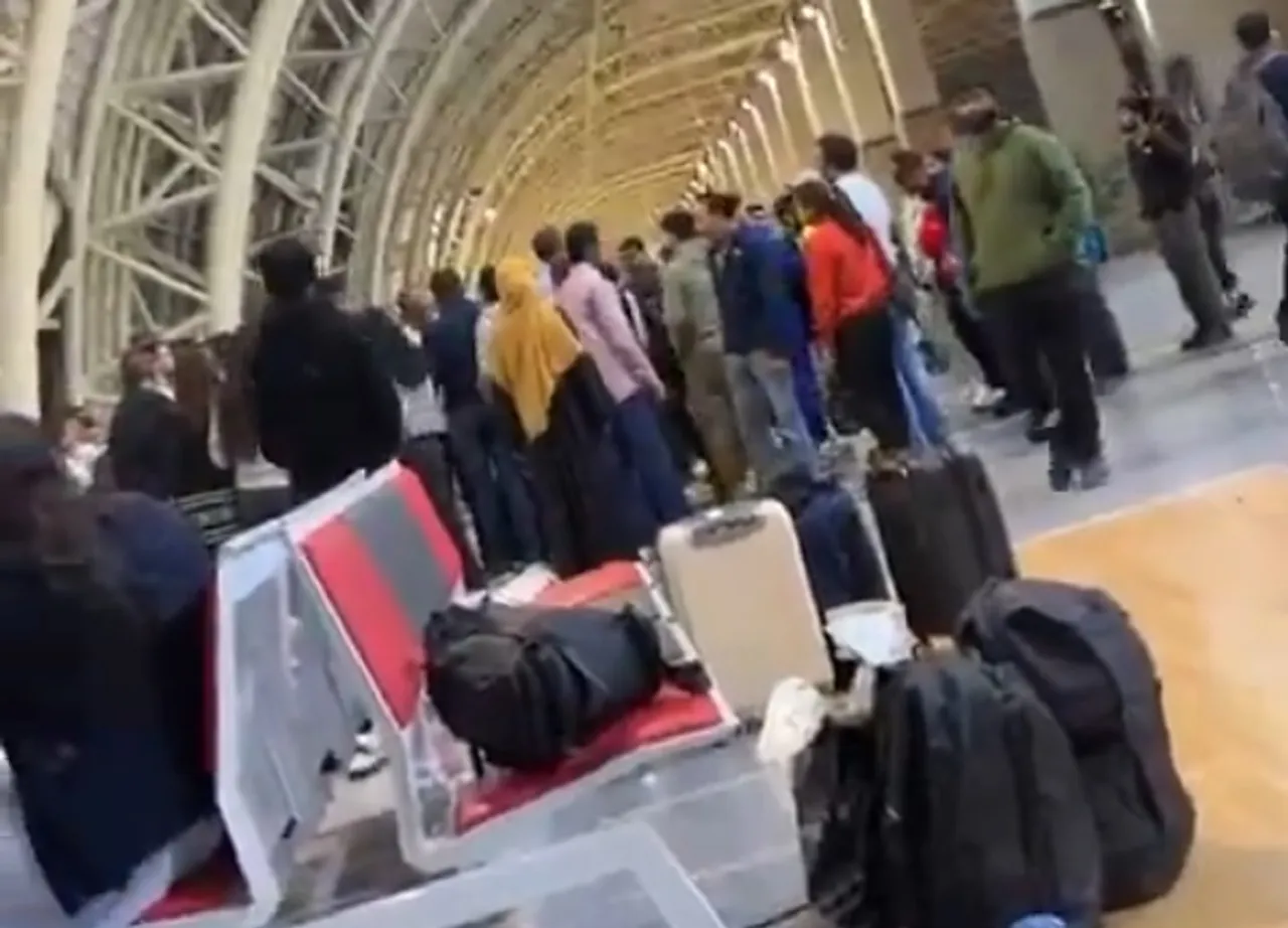 Airport stuck
