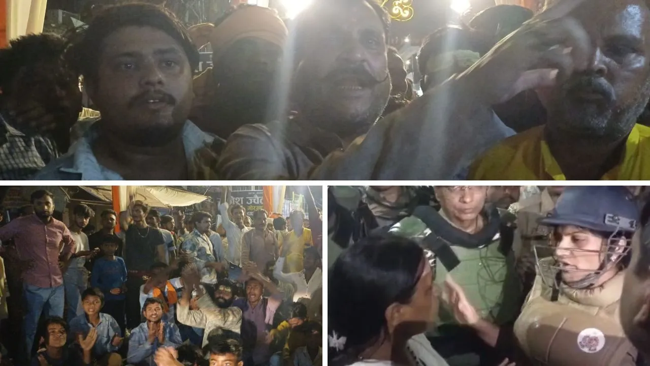 रामनवमी पर शोभायात्रा को लेकर पुलिस सतर्क।