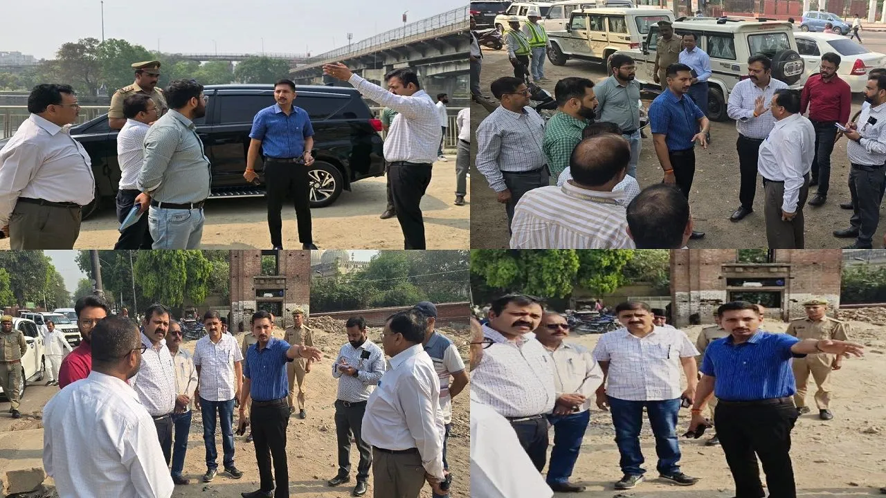 DM Visakh ji Hanuman Setu Green Corridor LDA