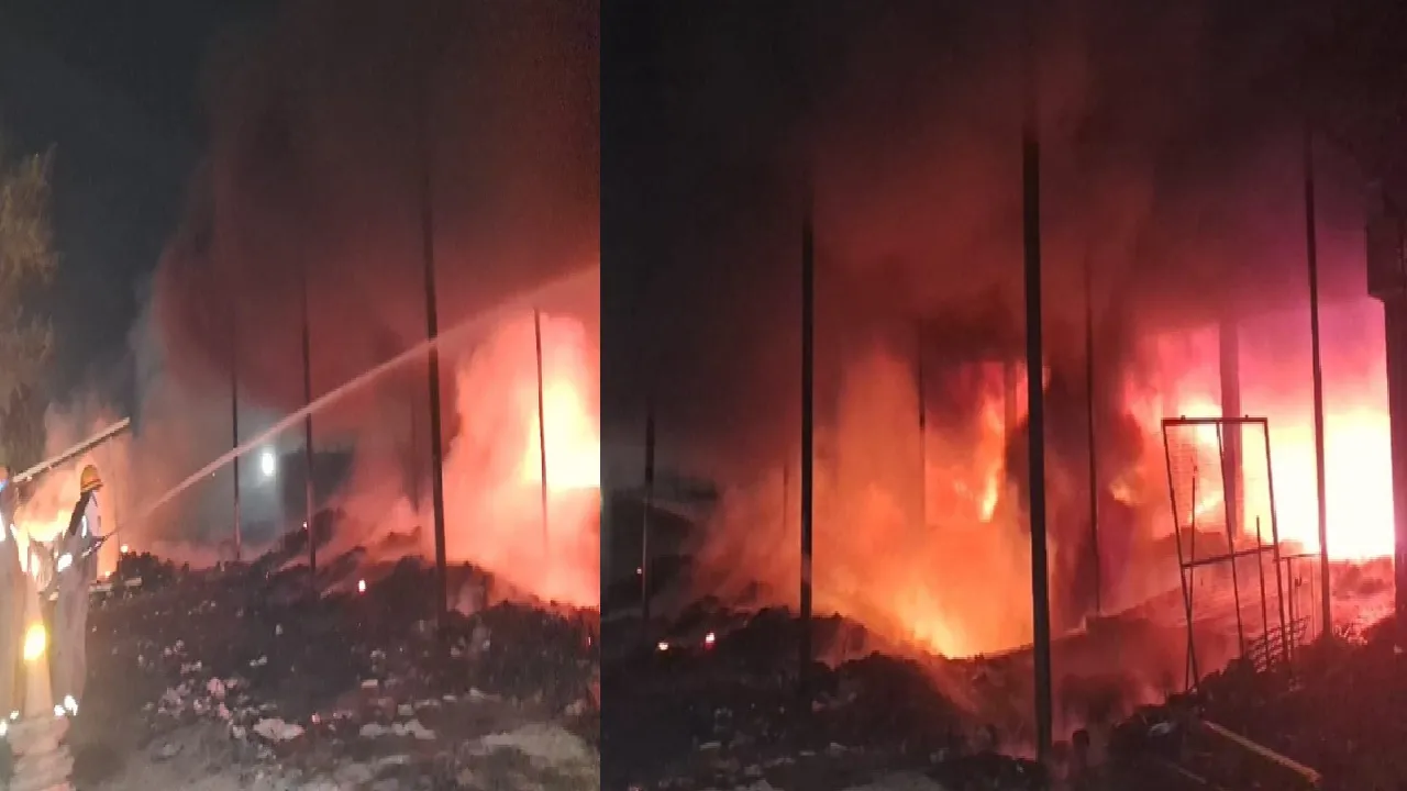  Massive fire