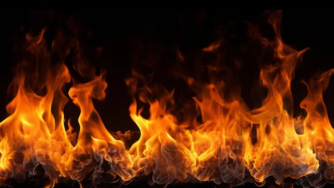 fire in china