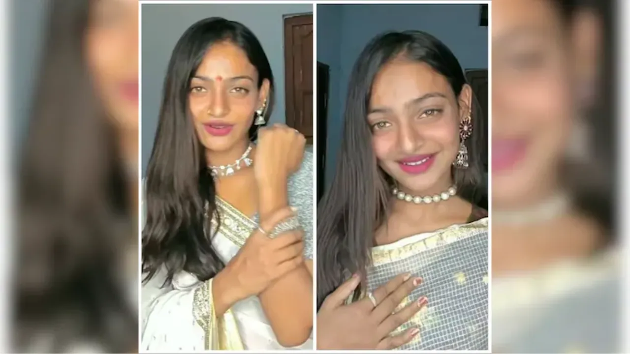 साड़ी लुक 