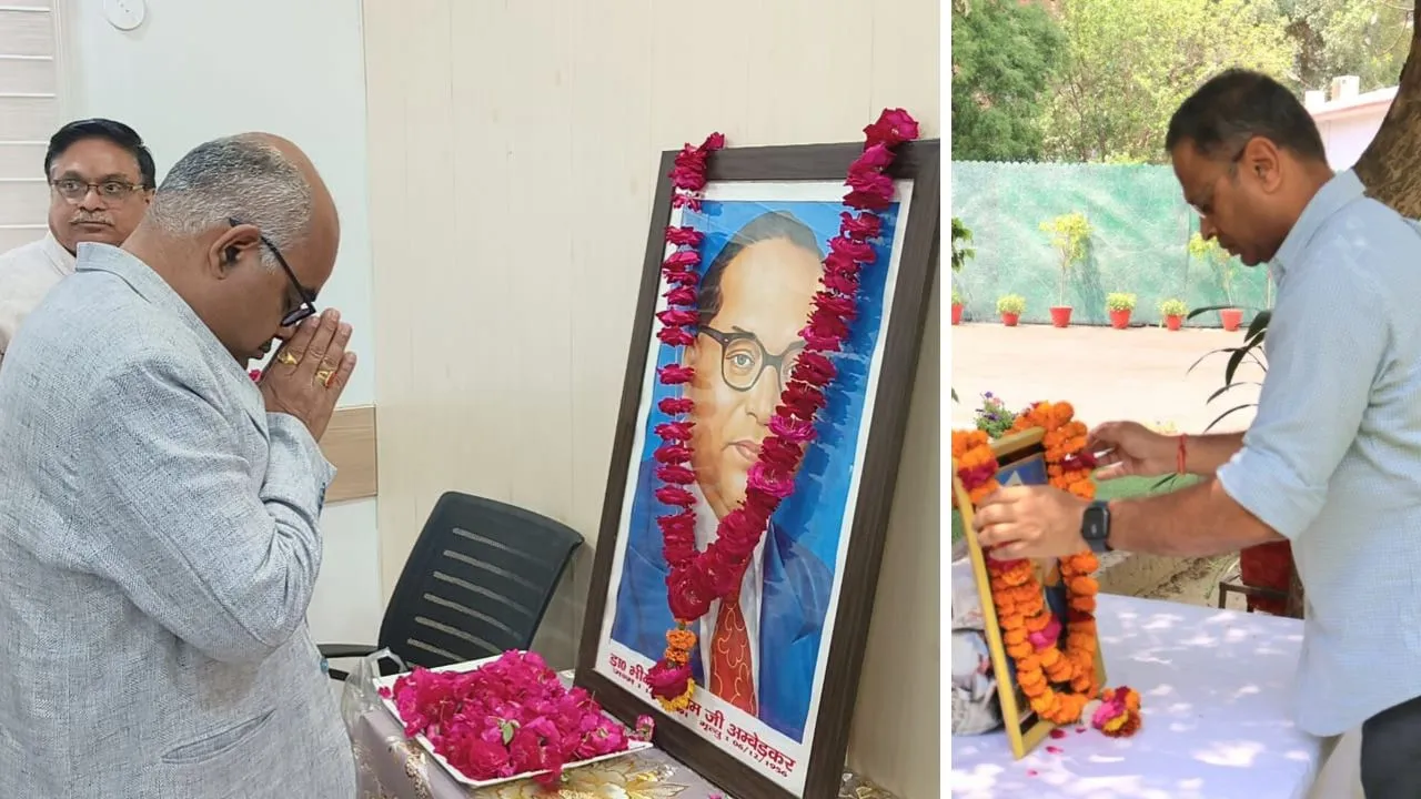 बाबा साहब की जयंती पर जगह जगह कार्यक्रम आयोजित हुए।