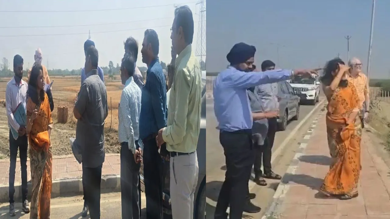 Divisional Commissioner inspected site