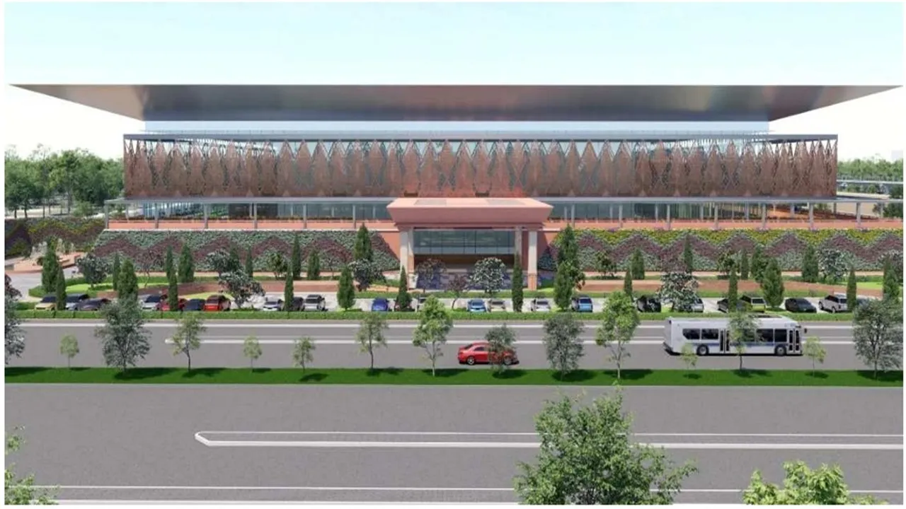  international convention and exhibition center is being built in Lucknow