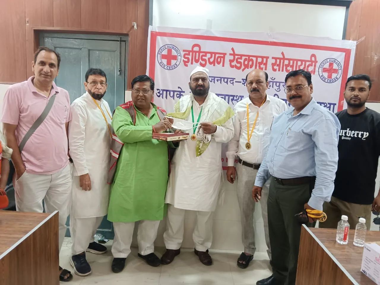 हज यात्री का शाहजहांपुर 