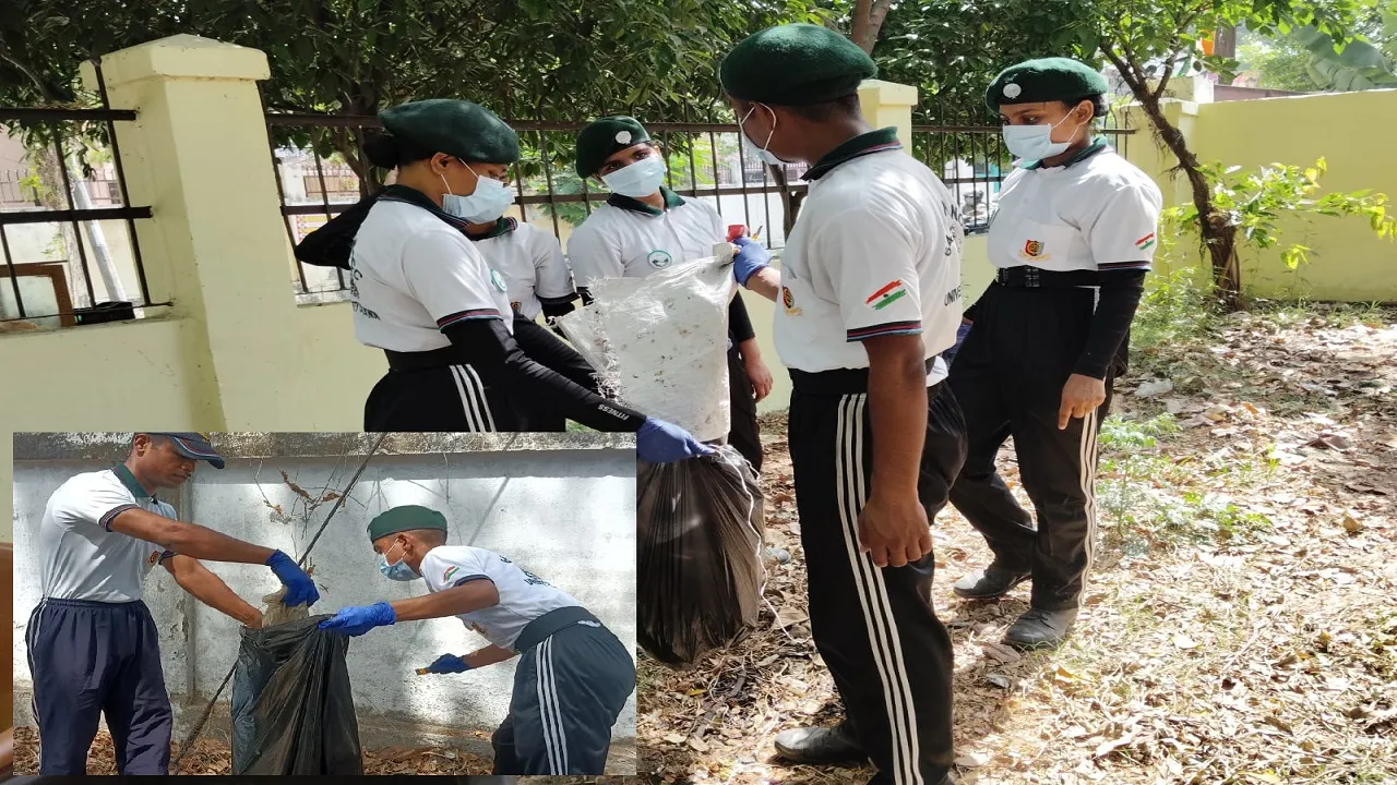  World Earth Day cleanliness drive carried Lucknow University