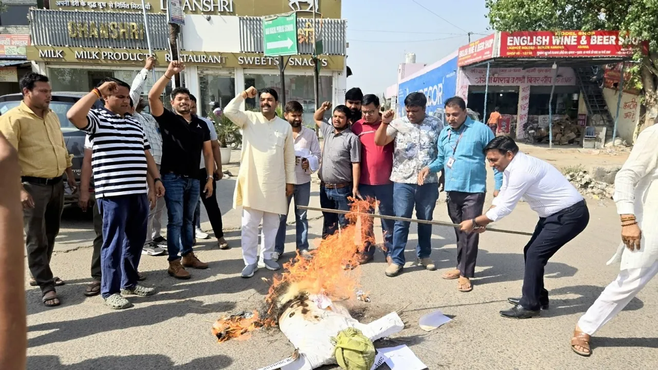 NOIDA PROTEST