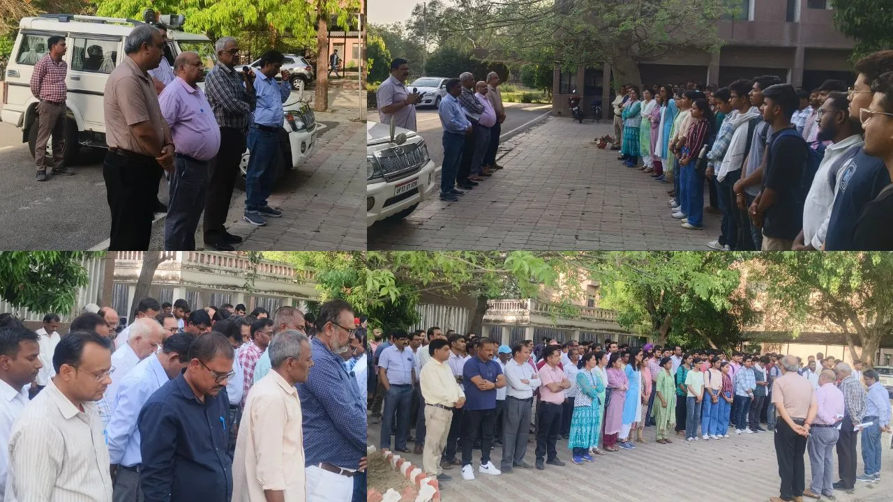 Pahalgam terror attack IET Lucknow Tribute paid victim