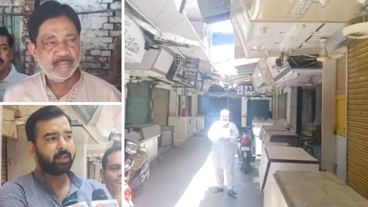 कानपुर का रहमानी मार्केट में बंदी 