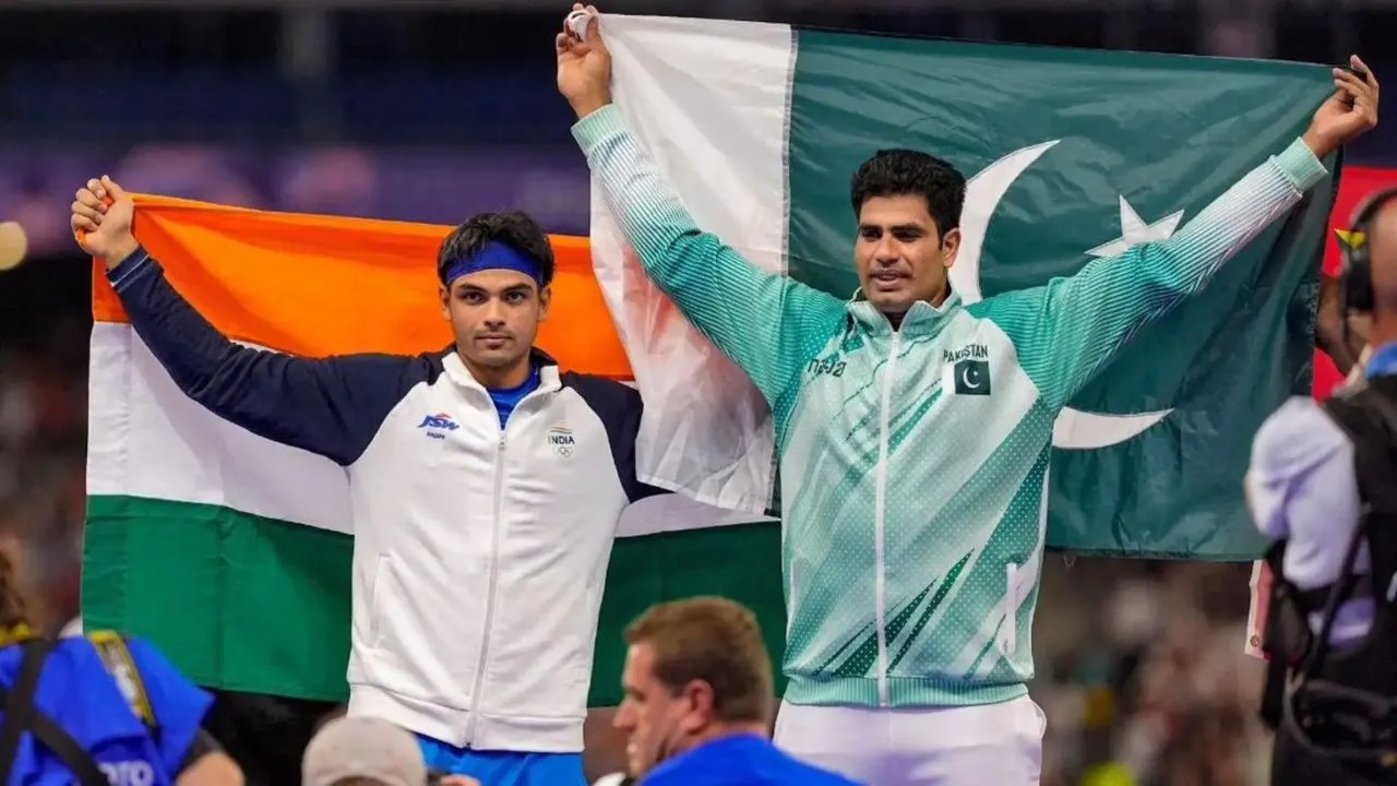 neeraj chopra and arshad nedeem 
