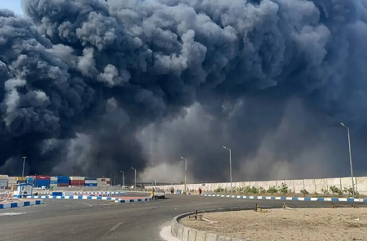 Iran port Explosan