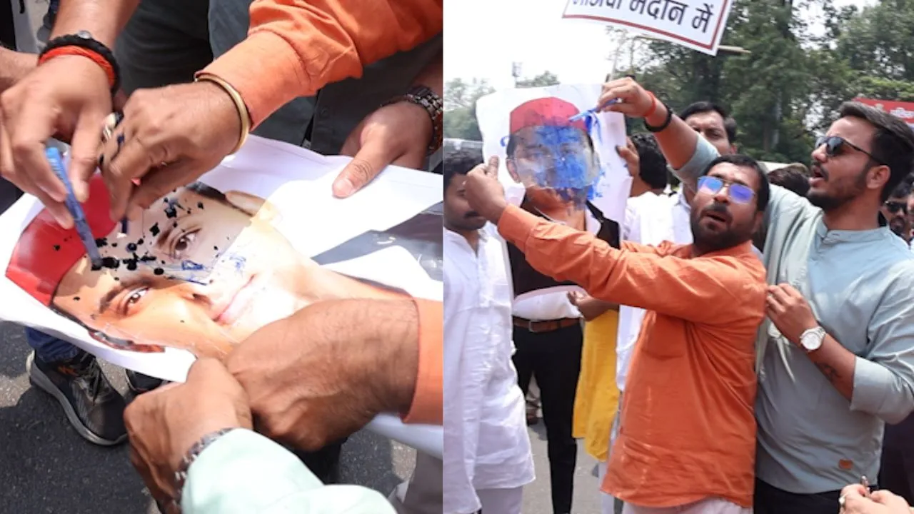 भाजपा का सपा के खिलाफ हल्ला बोल