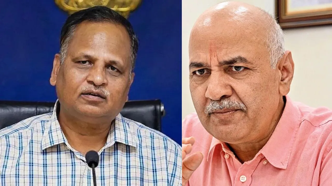 सतेंद्र जैन और मनीष सिसोदिया
