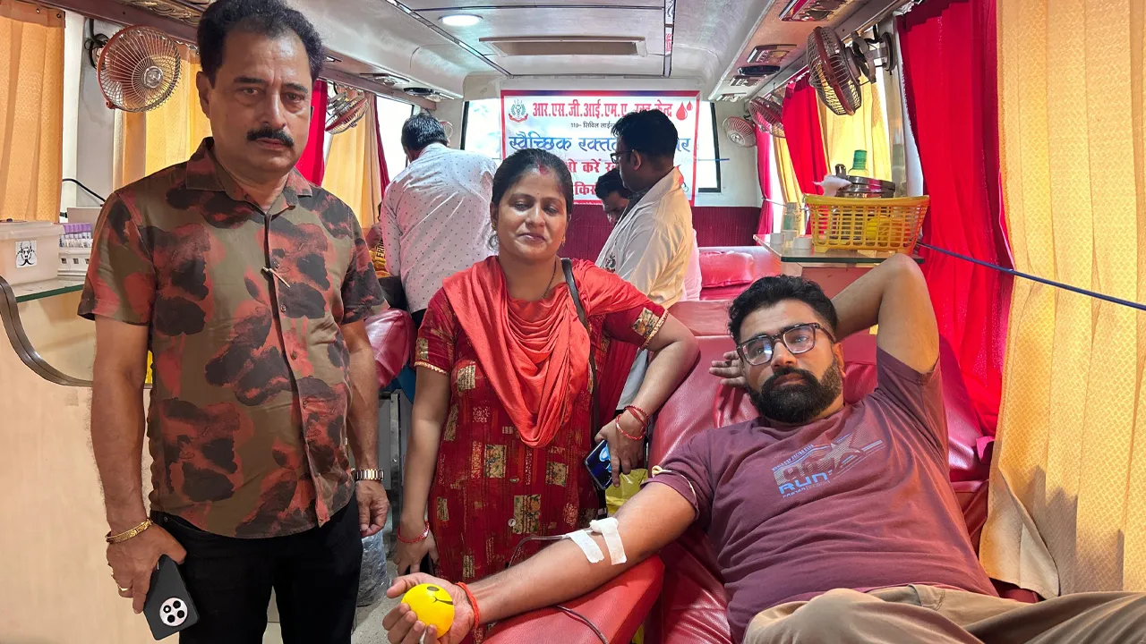 Blood donation camp