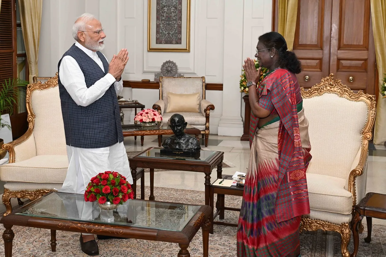 Modi Meet prasident