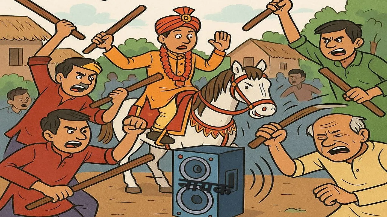 बारात में बवाल, मारपीट के बाद नाराज दूल्हा 