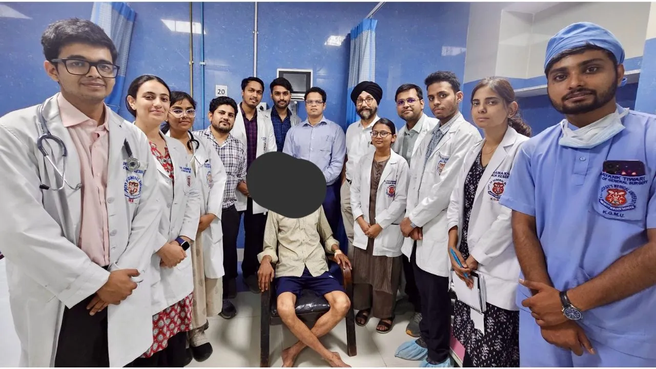 केजीएमयू में पहली बार रोबोटिक हर्निया सर्जरी