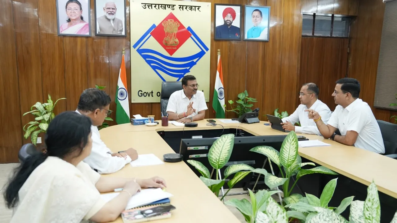 UttraKhand Chief Secretary held a meeting