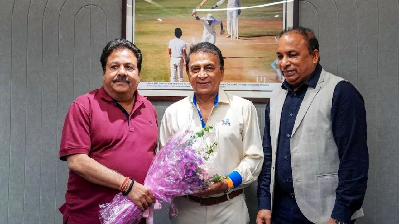 BCCI honoured sunil Gavaskar