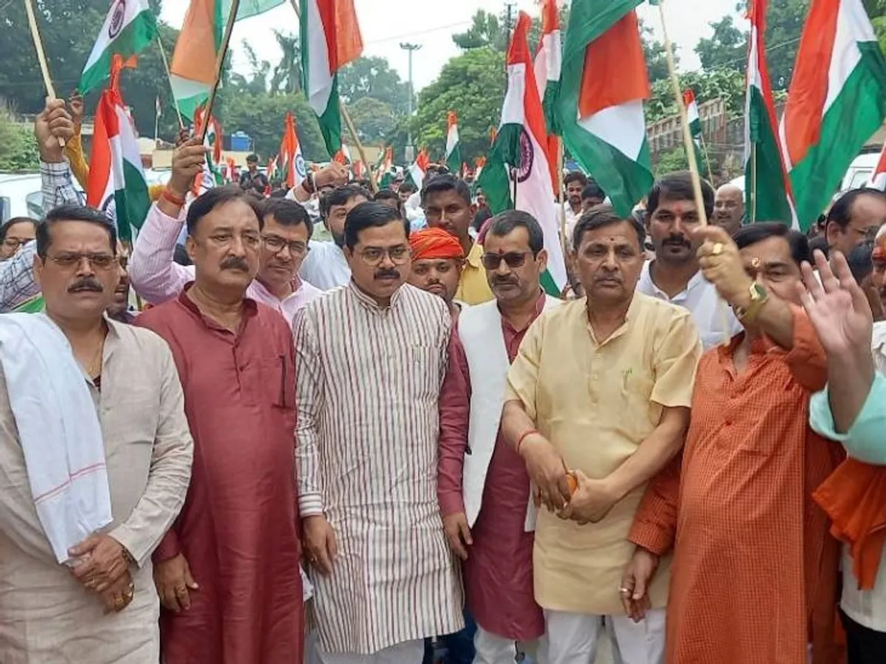 AYODHYA ME TIRANGA YATRA