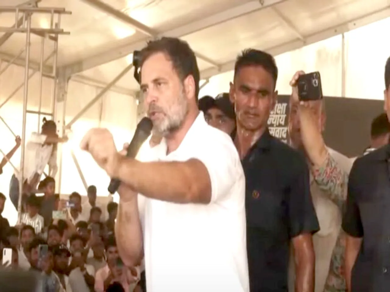 BIHAR KE DARBHANGA ME RAHUL GANDHI