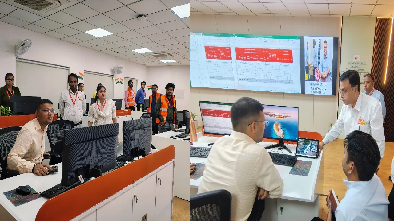 Municipal commissioner inspected LSA control room
