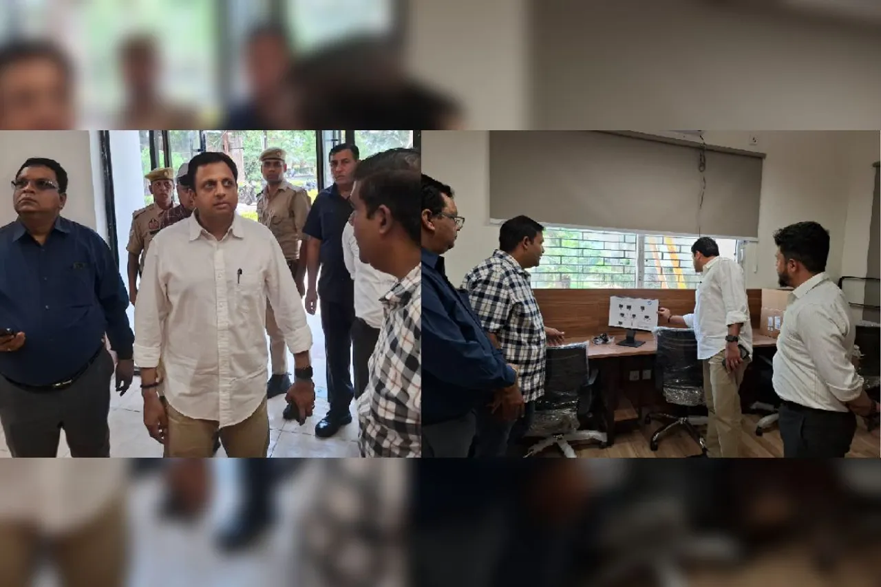 Ghaziabad: नगर आयुक्त विक्रमादित्य सिंह मलिक ने कंपनी बाग लाइब्रेरी को बनाया हाइटेक