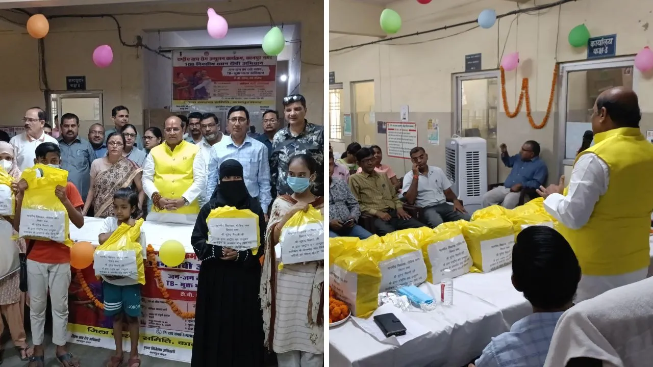 कार्यक्रम में लोगों के साथ विधायक सुरेंद्र मैथानी। इस दौरान उन्होंने लोगों को संबोधित भी किया।