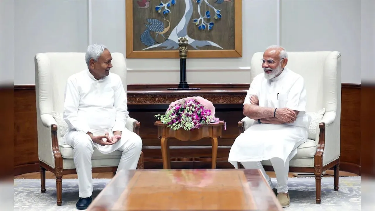 Nitish Kumar Delhi Visit Modi Meeting (1)