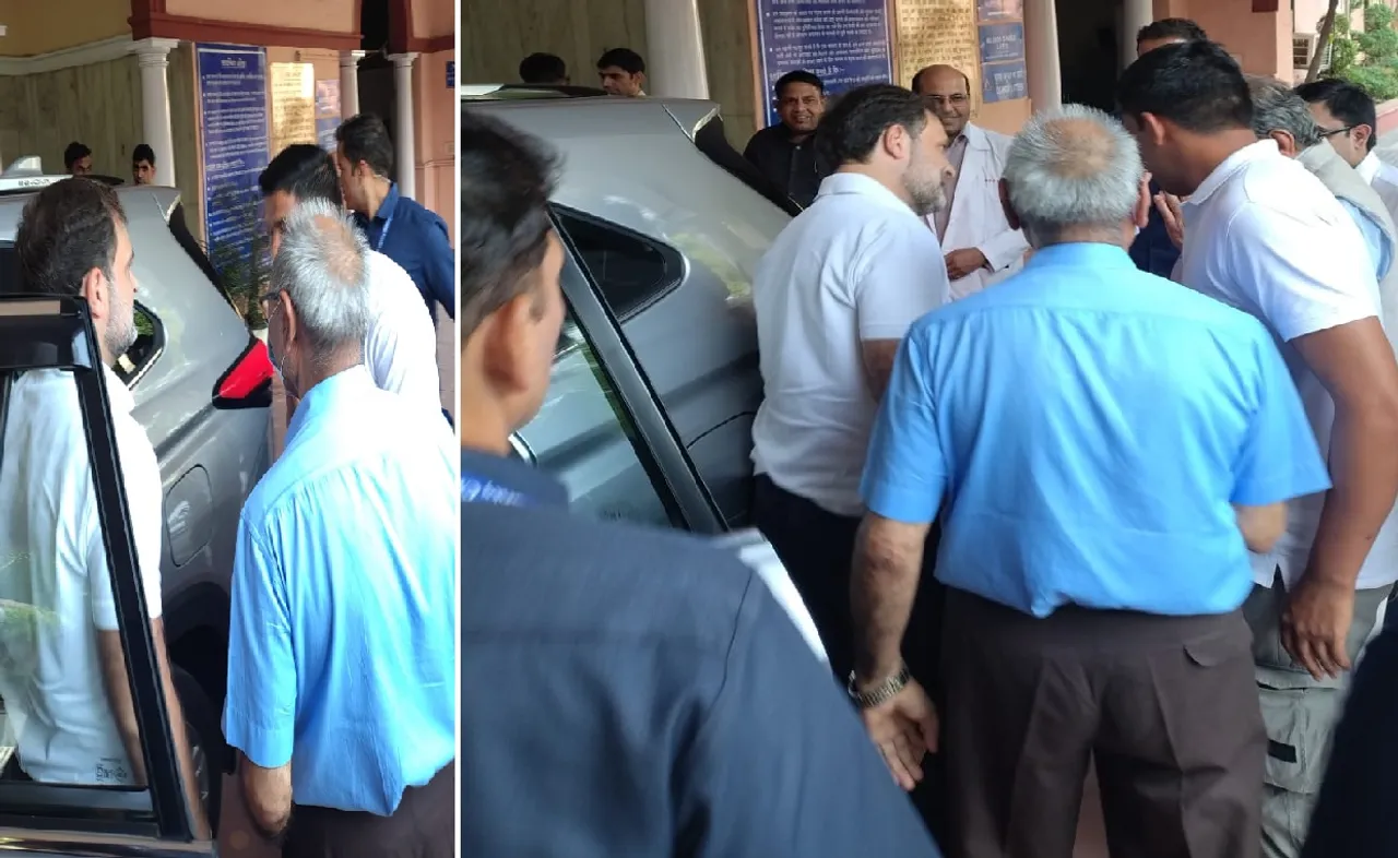 Rahul Gandhi reaches hospital