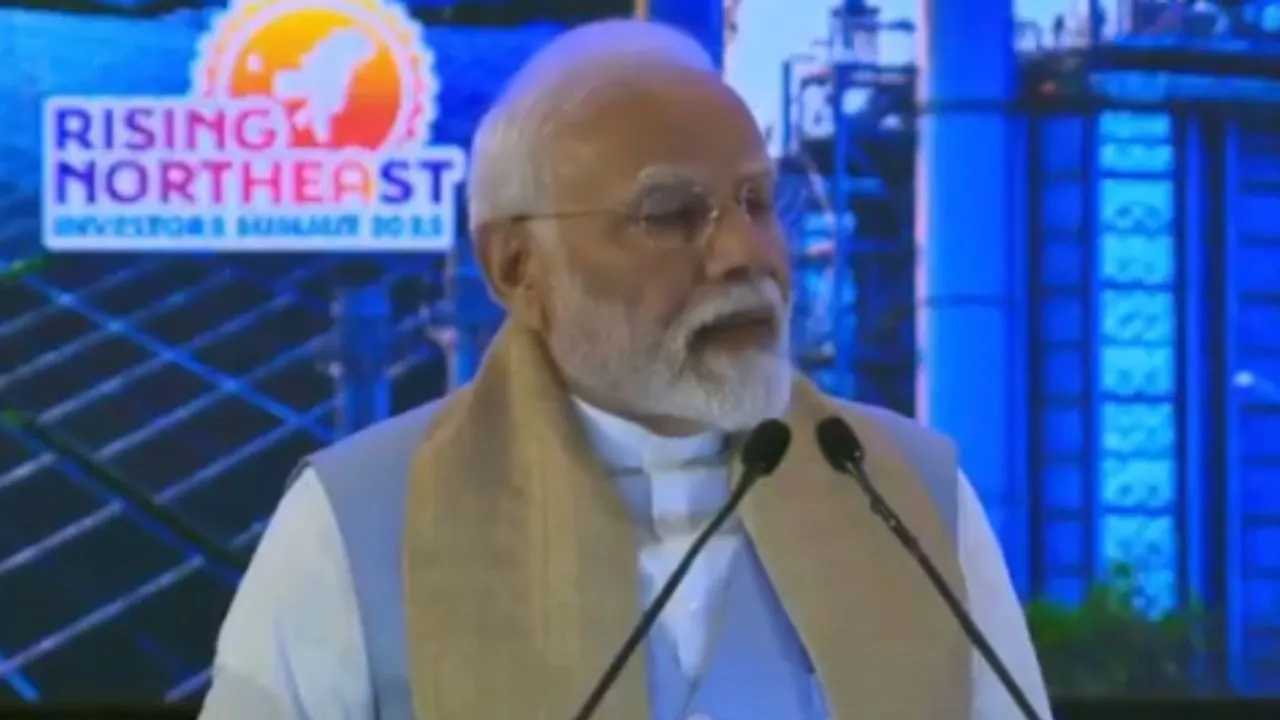 modi rising northeast