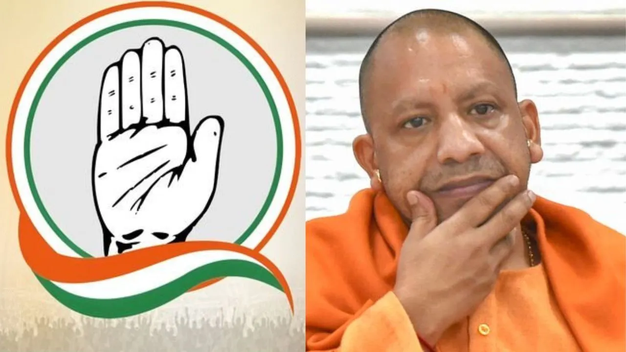 congress target yogi govt