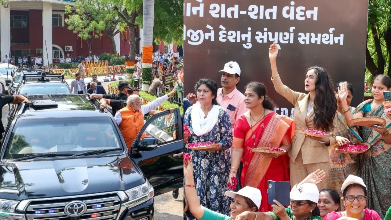 pm modi gujrat visit