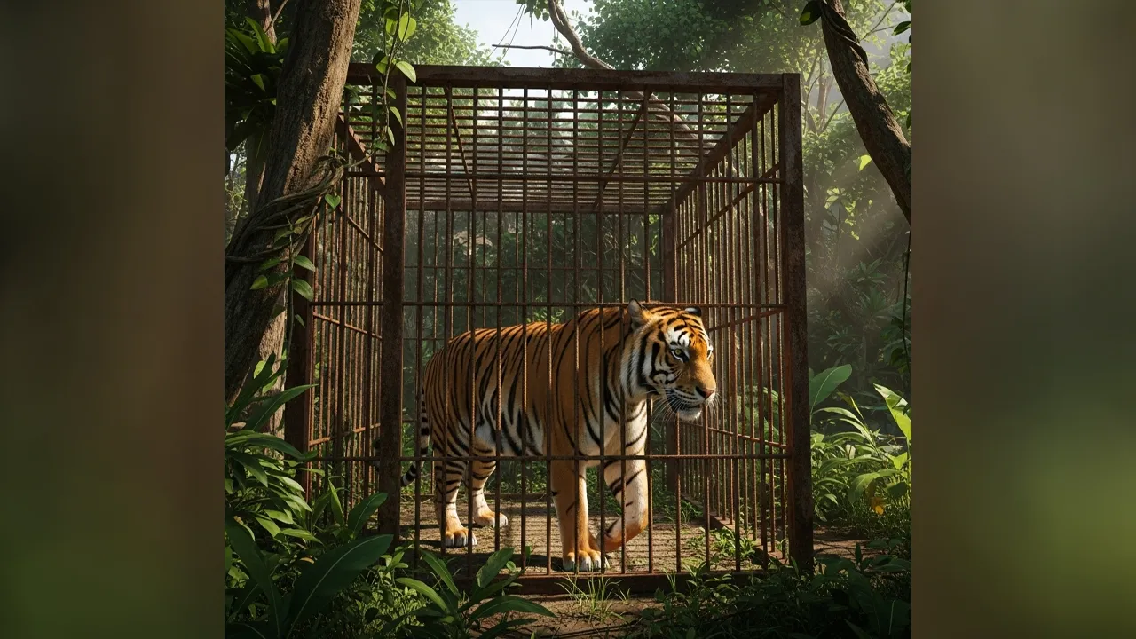 Man eating tigress trapped