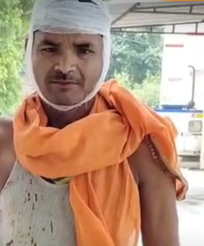 राजेंद्र के सिर में गंभीर चोट