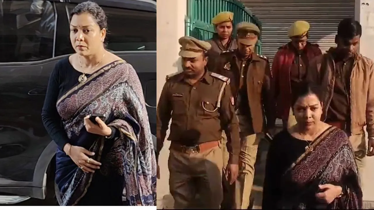 UP Women Commission Chairperson met the rape victim's family