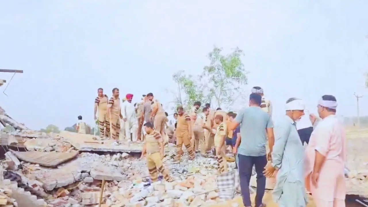 firecracker factory Blast in Punjab