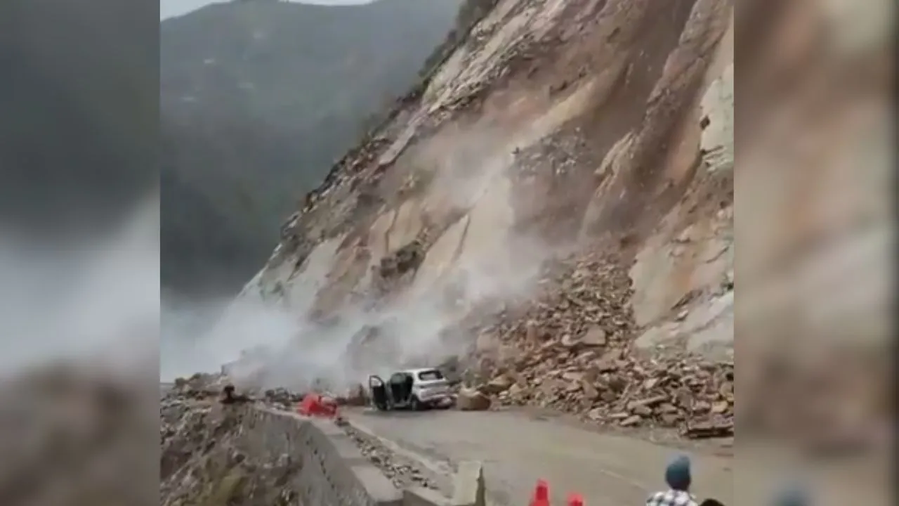 sirmaur Land slide