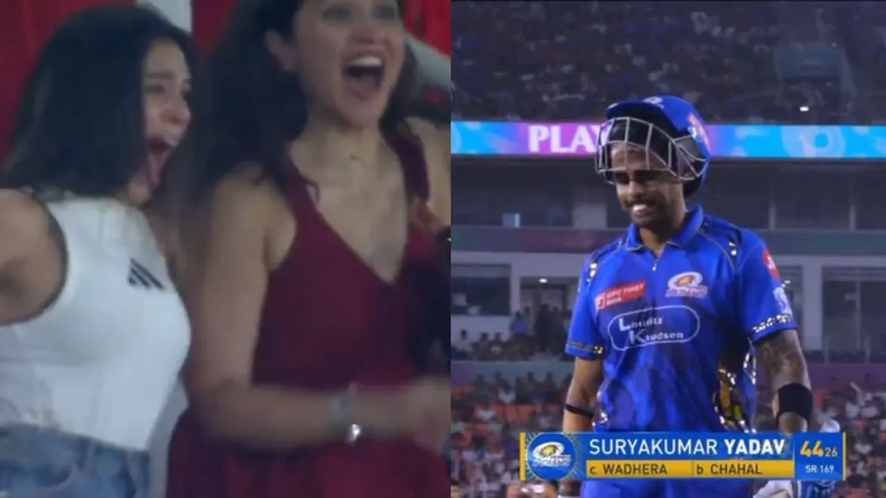 RJ mahavash, chahal, suryakumar