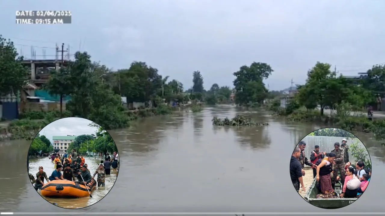 Flood situation in Imphal valley is serious