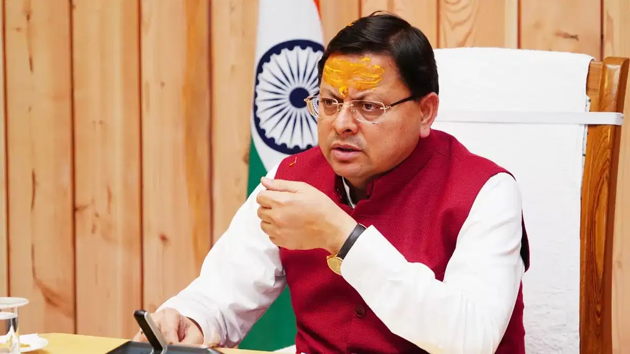 UTTARAKHAND CM DHAMI, HARIDWAR BHUMI GHOTALA 