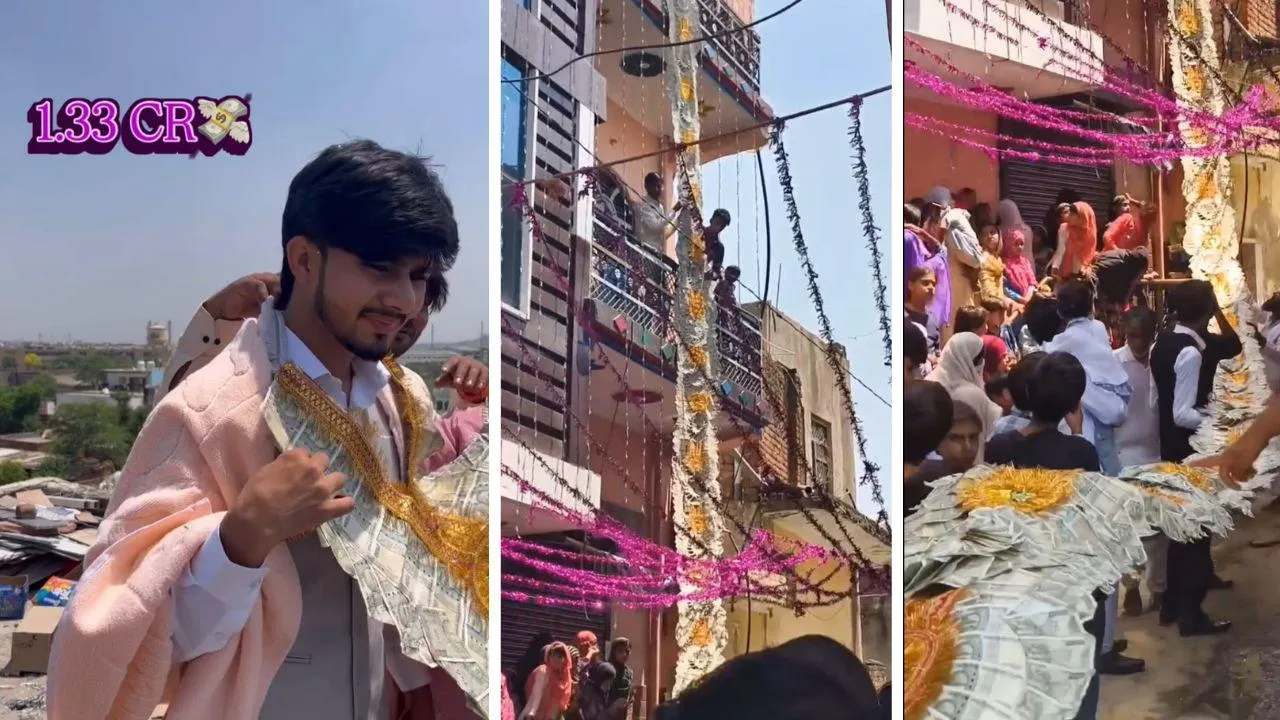 Viral Video Clips of wedding mala