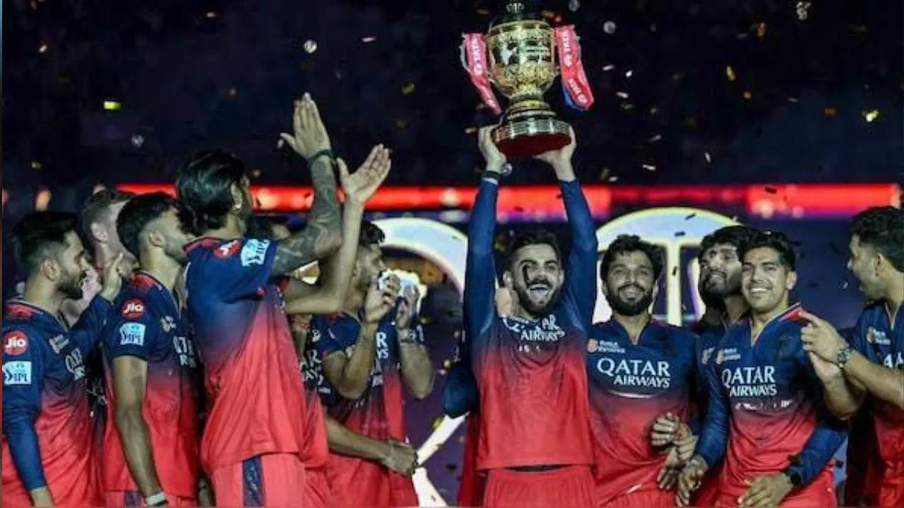 IPL final 2025 winning team with Virat Kohli