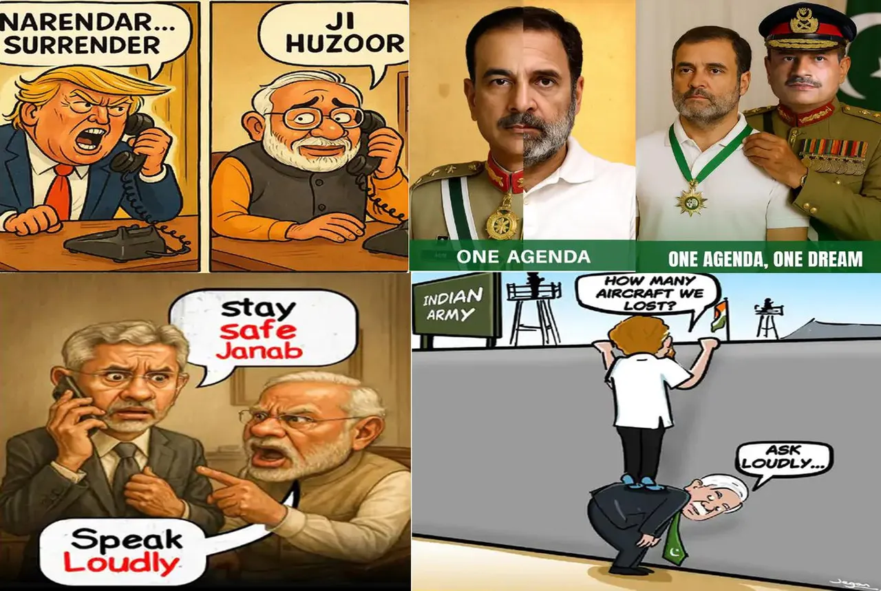 दिल्ली पोस्टर वॉर: मोदी-ट्रम्प और राहुल-मुनीर की छवियों पर सियासी संग्राम |