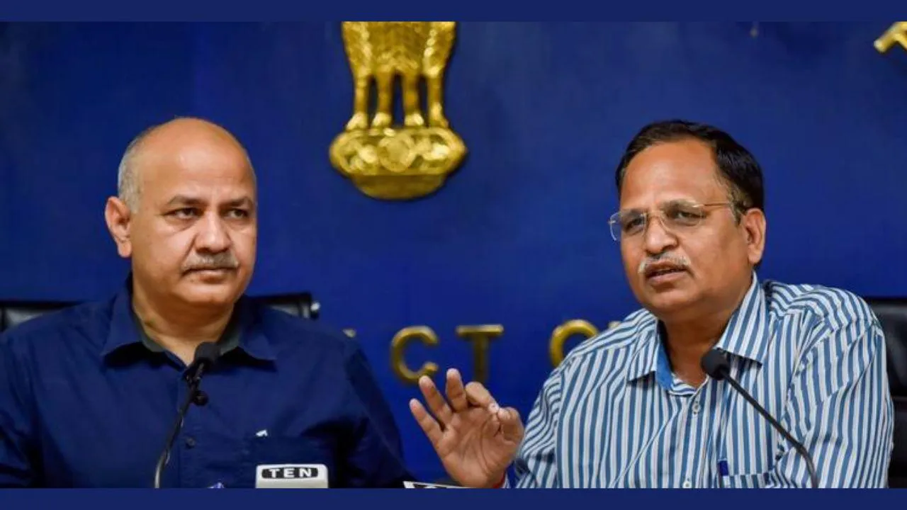 satyender jain and manish sisodia