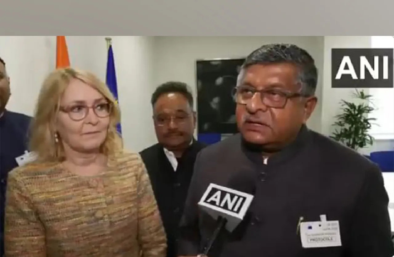 Ravi Shankar Prasad met the Chairman of the European Union