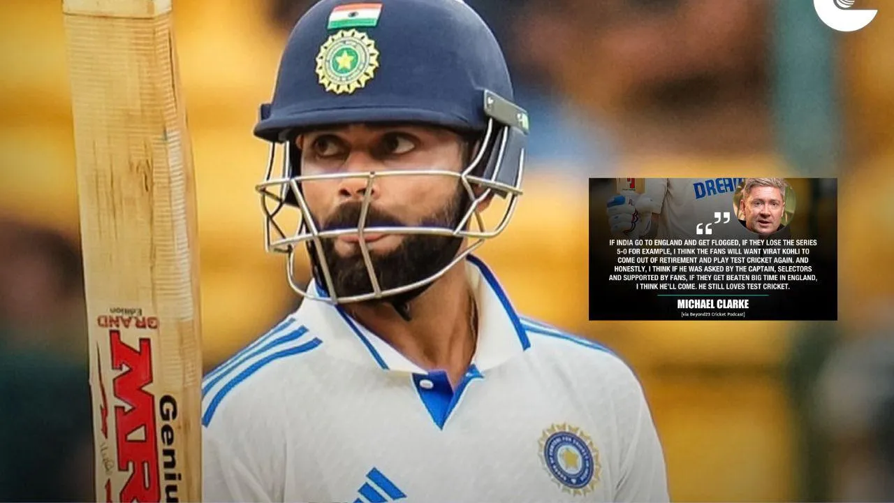 Michael clark on virat kohli