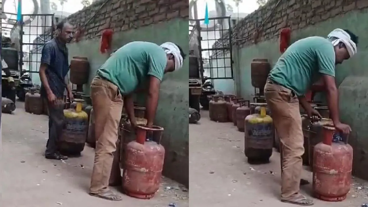 Illegal gas refilling business
