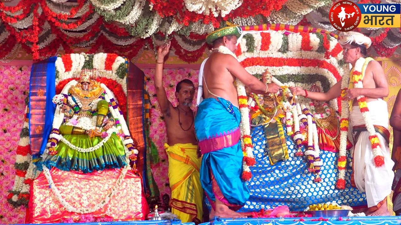 तमिलनाडु में देवी अबिरामी का वैकासी उत्सव | यंग भारत न्यूज